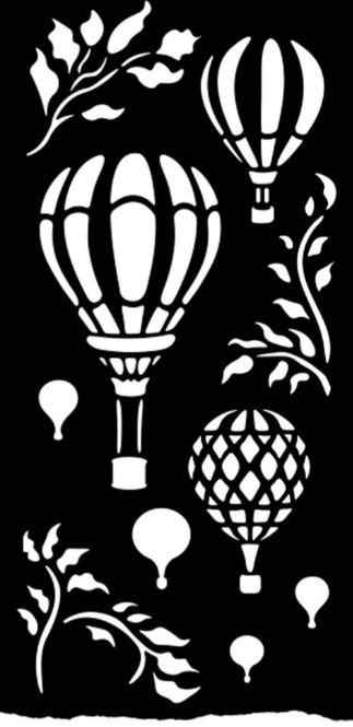 STENCIL TIMELESS AIR BALLOONS