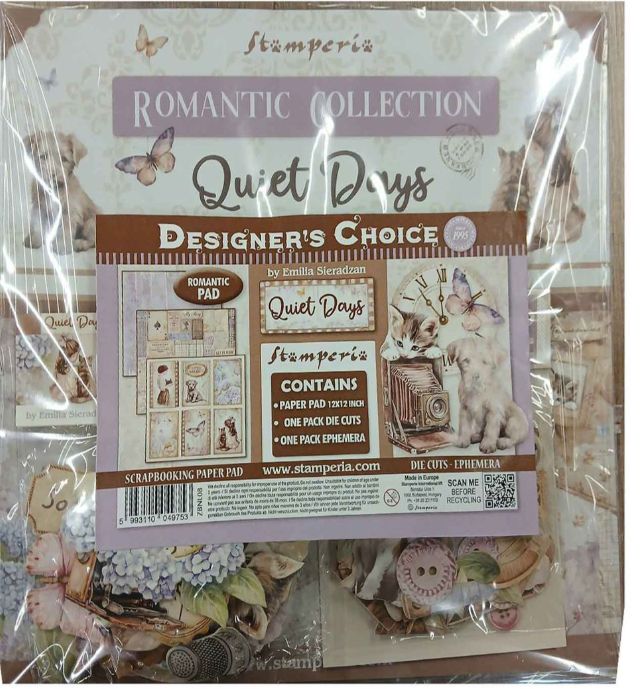 PAD, EPHEMERA, DIE CUTS QUIET DAYS