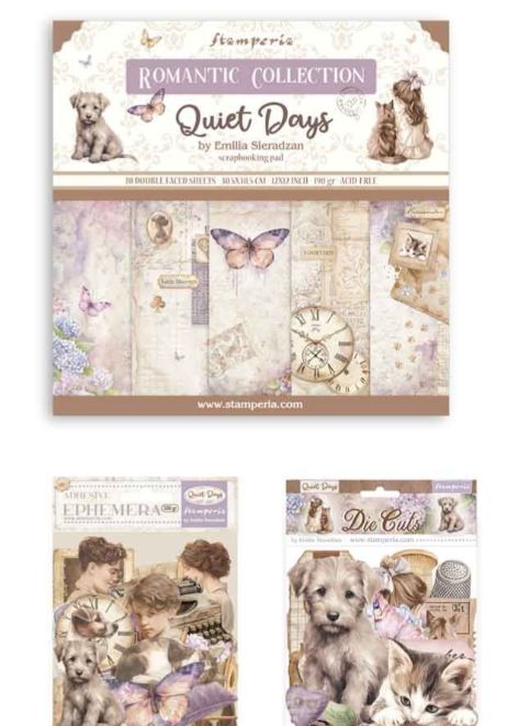 PAD, EPHEMERA, DIE CUTS QUIET DAYS