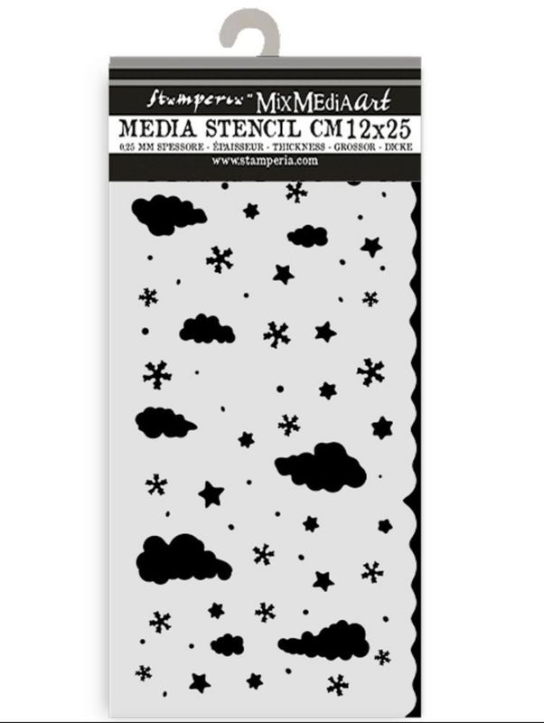 STENCIL NUBES CANDY CHRISTMAS