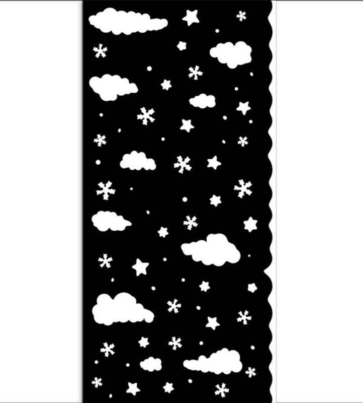 STENCIL NUBES CANDY CHRISTMAS