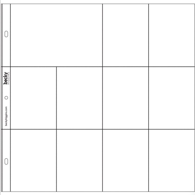 REFILLS 12X12 PROJECT LIFE (12 HOJAS)