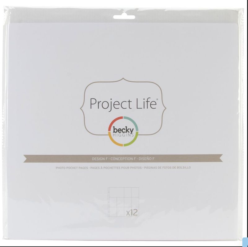 REFILLS 12X12 PROJECT LIFE (12 HOJAS)