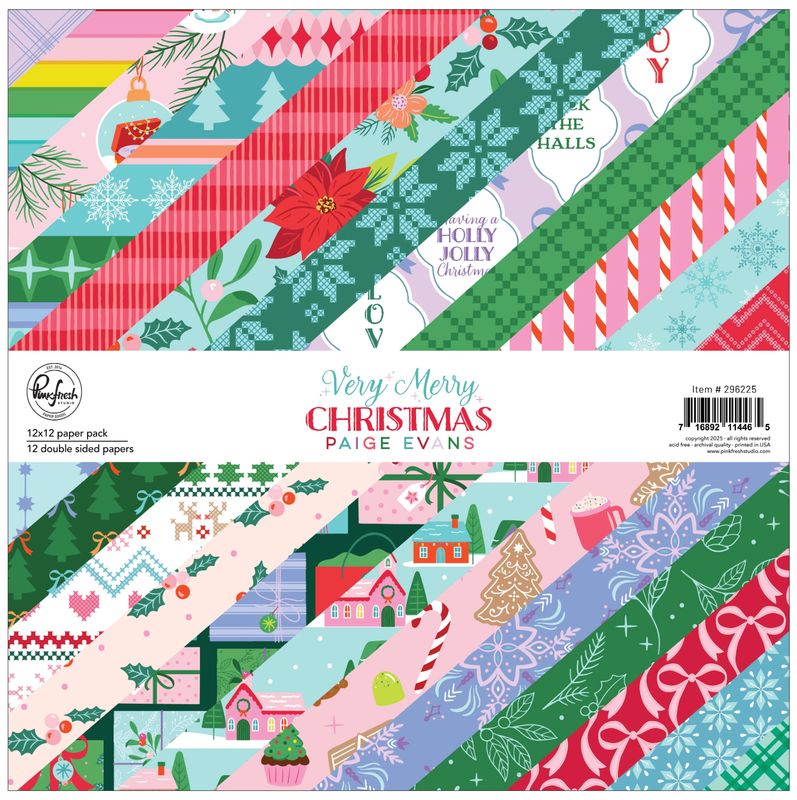 STACK 12X12 VERY MERRY CHRISTMAS