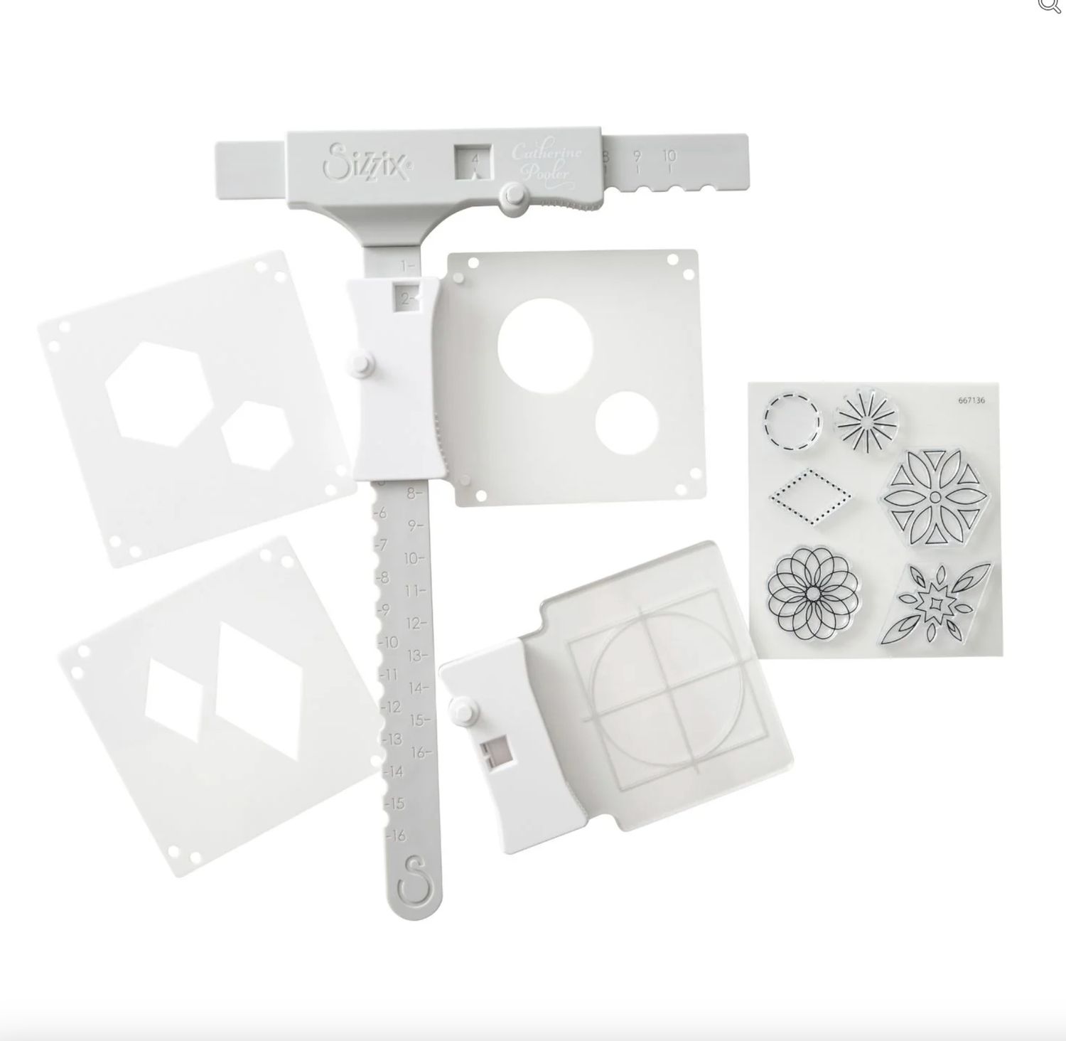 HERRAMIENTA PRINT &amp; PATTERN (ES ACCESORIO PARA LA  STENCIL &amp; STAMP TOOL)