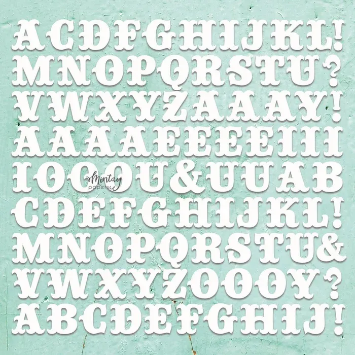 MINTAY CHIPPIES - DECOR - MONOGRAMS
