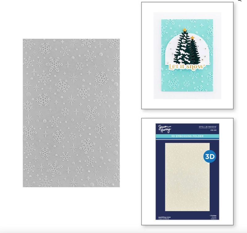 FOLDER DE EMBOSAR SPARKLING SNOW
