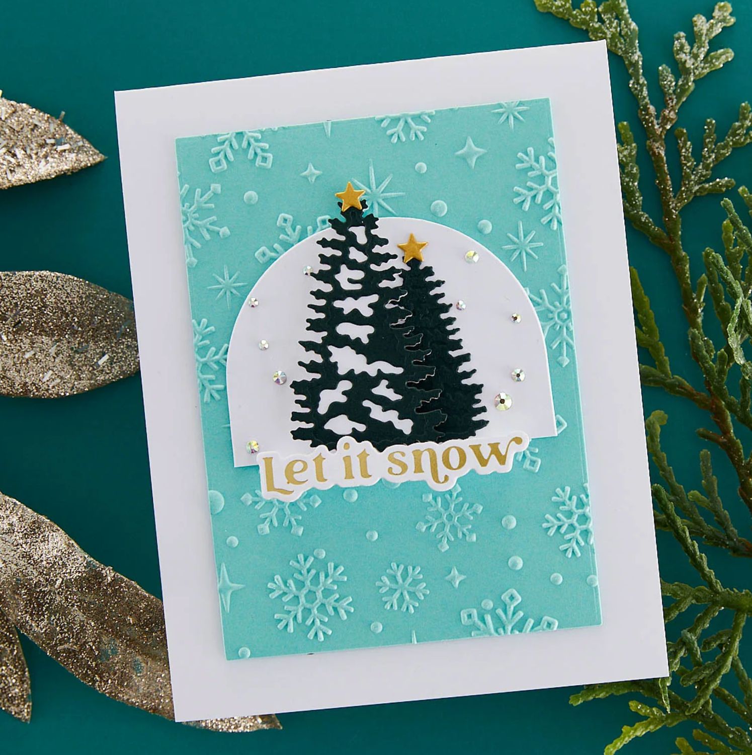 FOLDER DE EMBOSAR SPARKLING SNOW