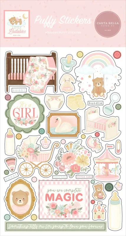 PUFFY STICKERS LULLABIES BABY GIRL
