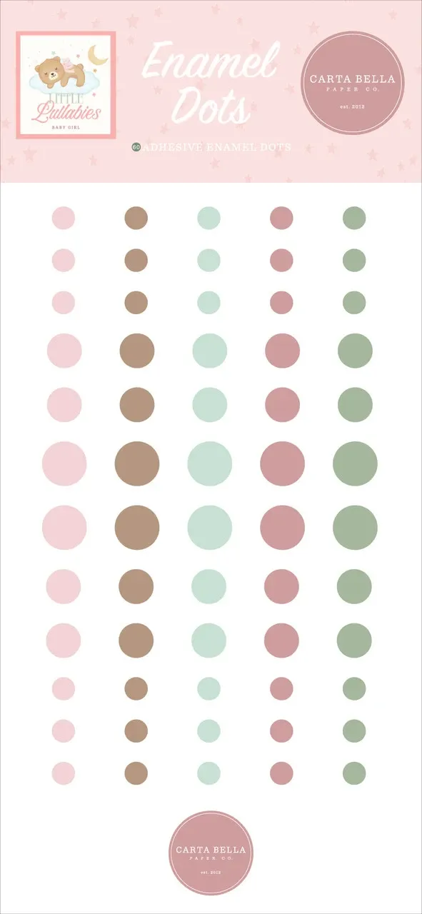 ENAMEL DOTS LULLABIES BABY GIRL