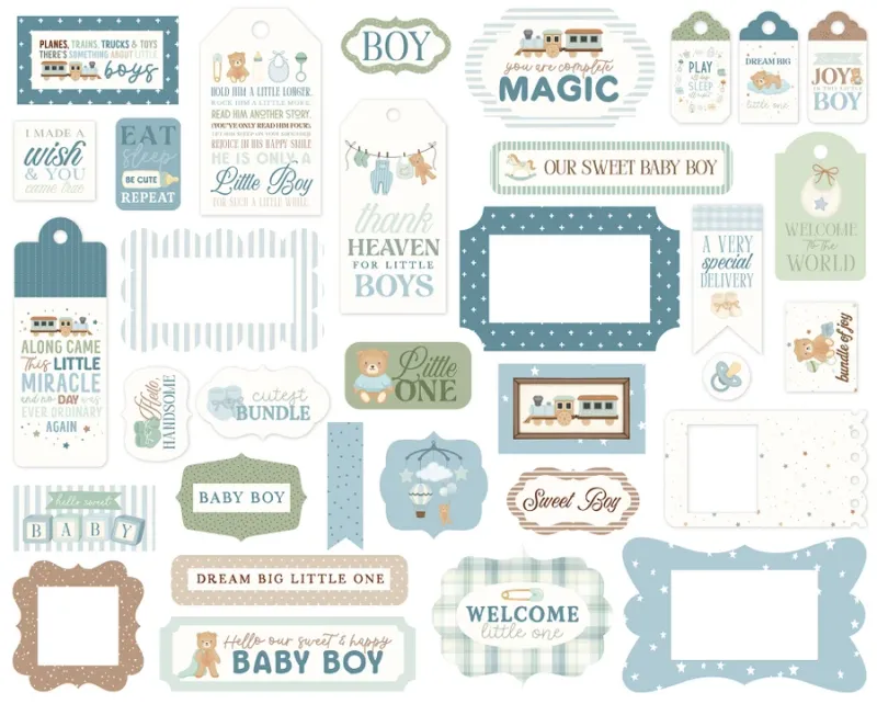FRAMES &amp; TAGS LULLABIES BABY BOY