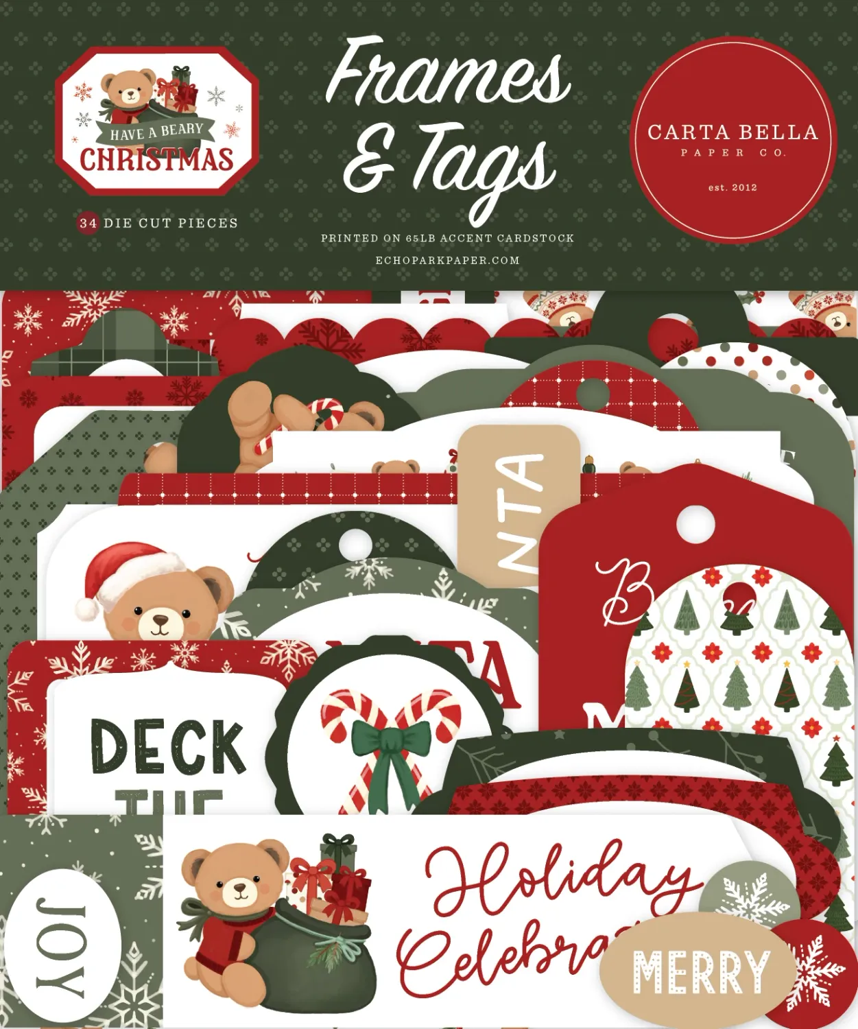 FRAMES &amp; TAGS HAVE A BEARY CHRISTMAS