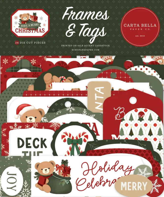 FRAMES &amp; TAGS HAVE A BEARY CHRISTMAS