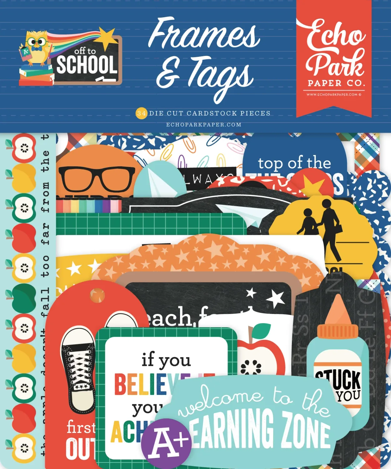 FRAMES &amp; TAGS OFF TO SCHOOL