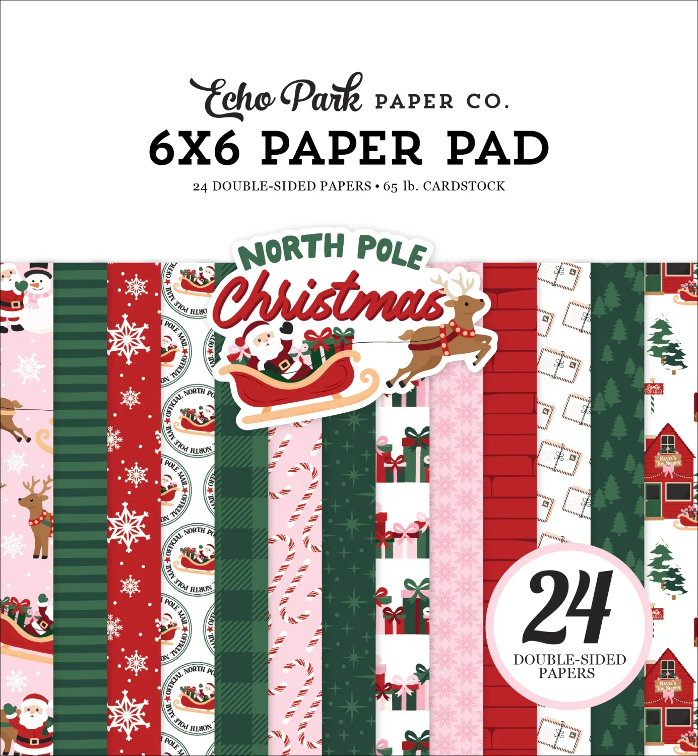 STACK 6X6 NORTH POLE CHRISTMAS