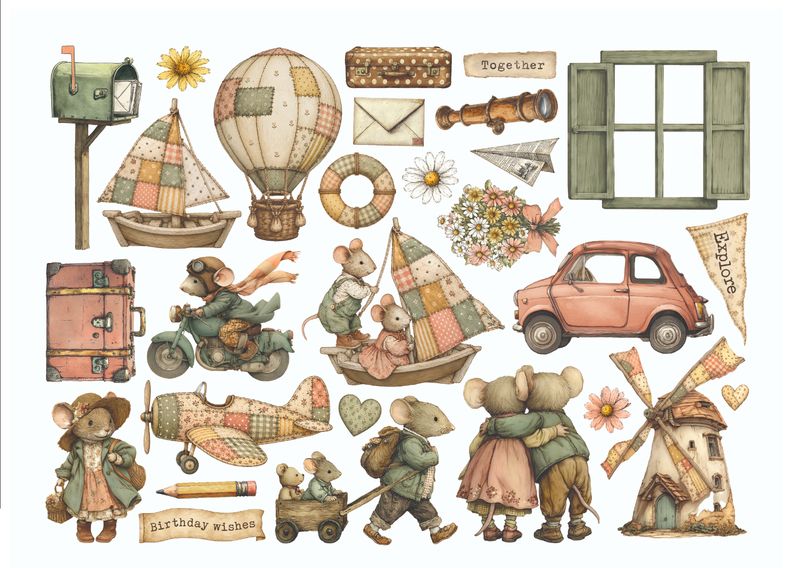 EPHEMERA COZY FAMILY