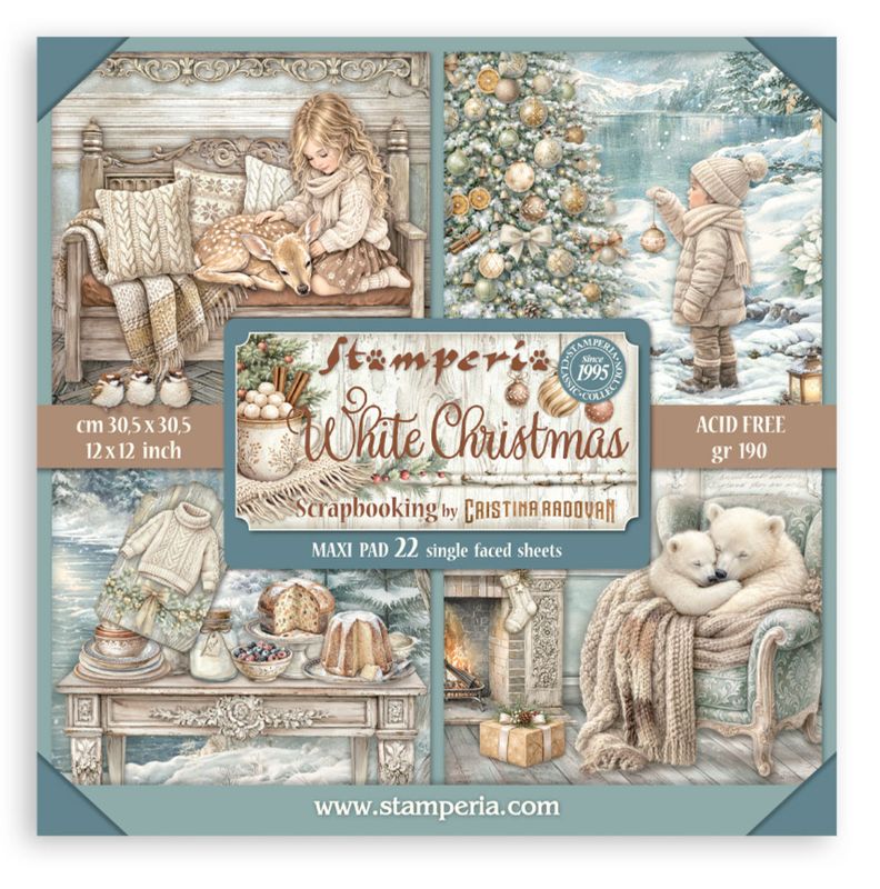 KIT 12X12 WHITE CHRISTMAS