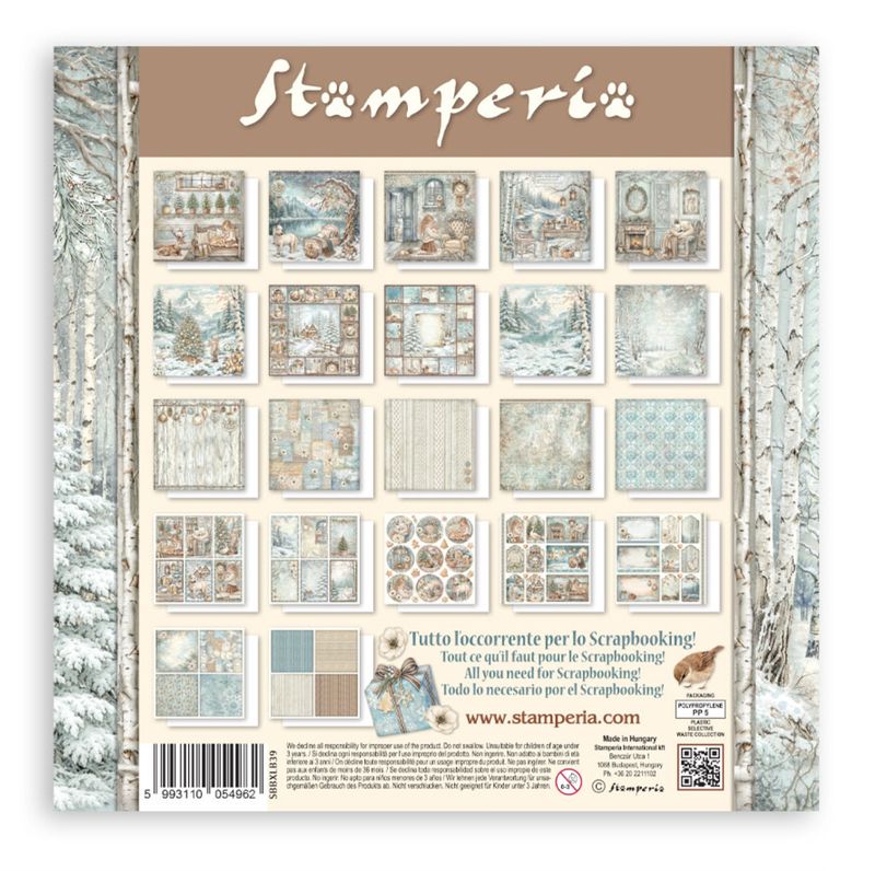 KIT 12X12 WHITE CHRISTMAS