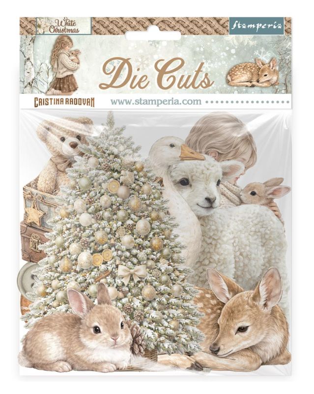 DIE CUTS WHITE CHRISTMAS