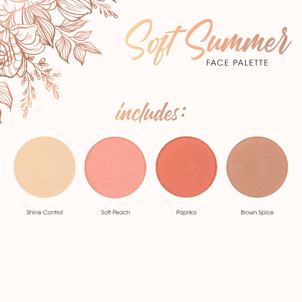 Summer Face Palette 4 Shades