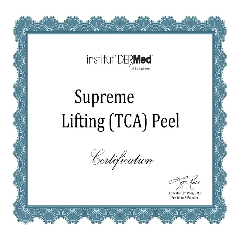 Online Supreme (TCA) Lifting Chemical Peel Training