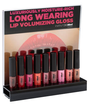 ​Institut’ Dermed Cosmetics Lip Gloss Display