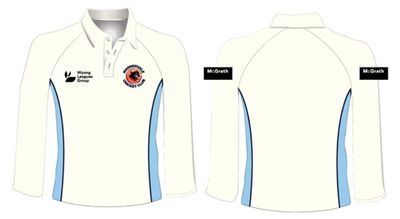 WCC Playing Creams Polo Shirt (Long Sleeve) - Men's
