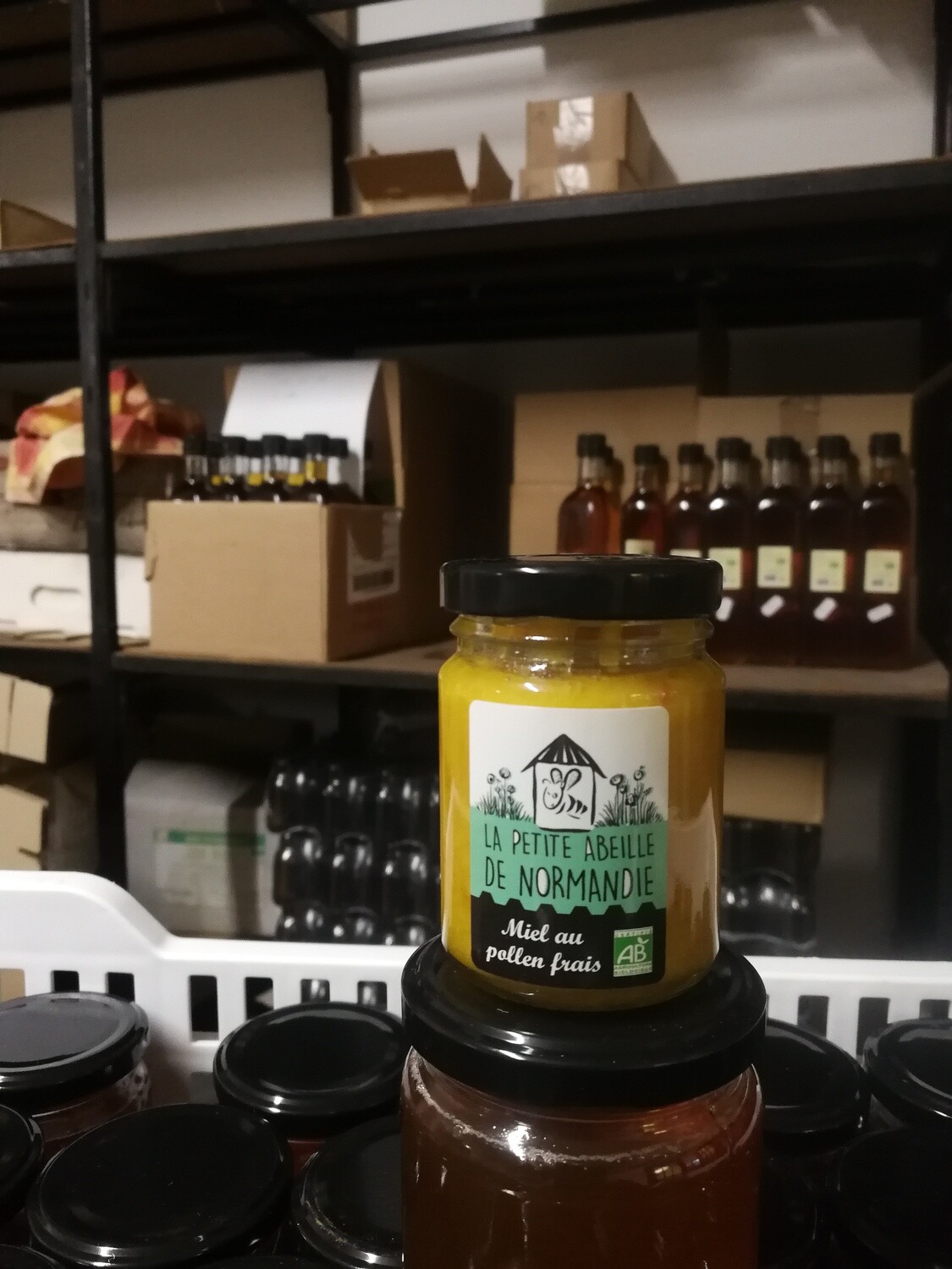 Miel au pollen frais