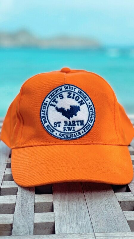 Orange Cap It's Zion St Barth