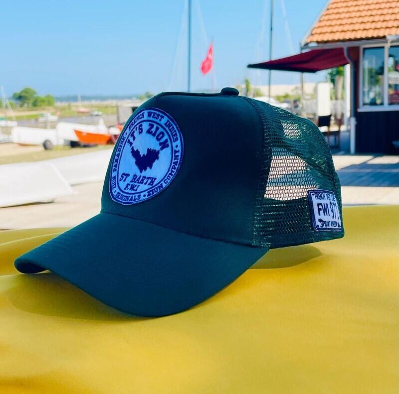 Cap Trucker Bottle Green It's Zion St Barth