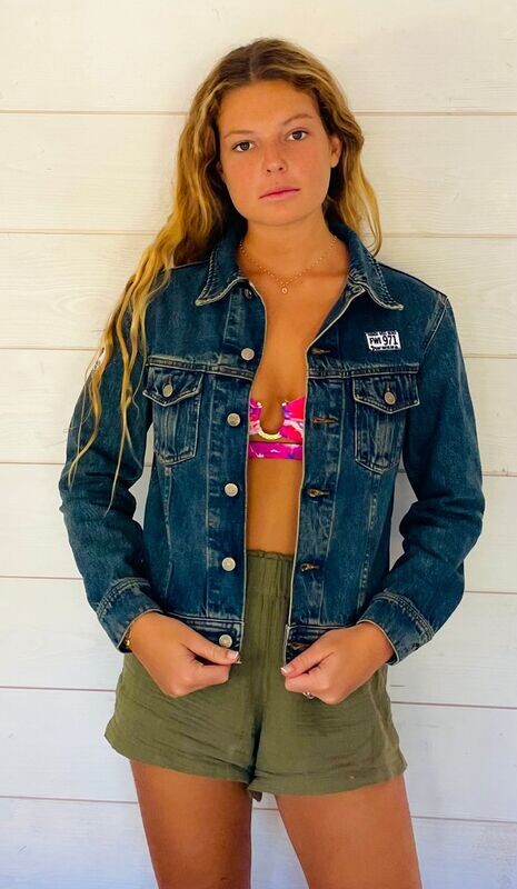 Women's personalized denim jacket