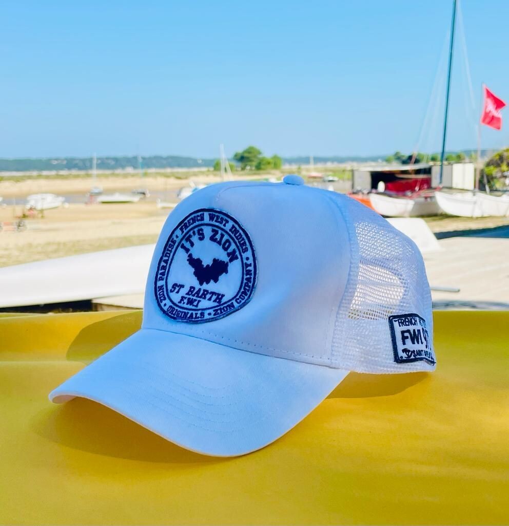 Cap Trucker White It's Zion St Barth