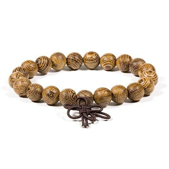 Wenge Wood beaded bracelet