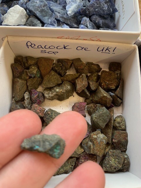 Peacock Ore  (Tiny Chips) From the UK!