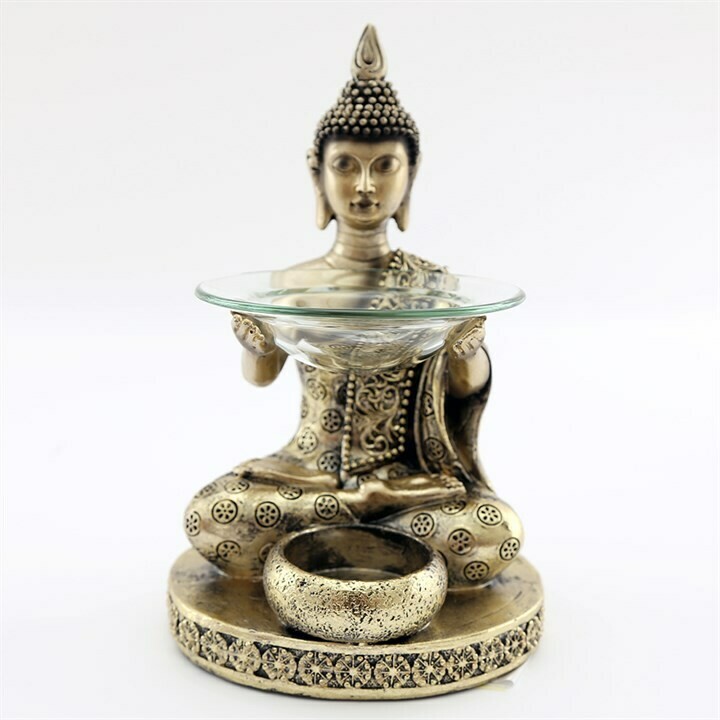 Gold Thai Buddha Oil Burner