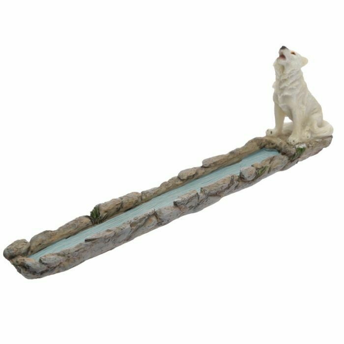 Protector of The North Spirit Wolf Incense Stick Holder