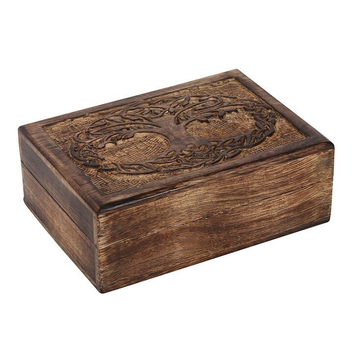Wooden Tree of Life Box Large