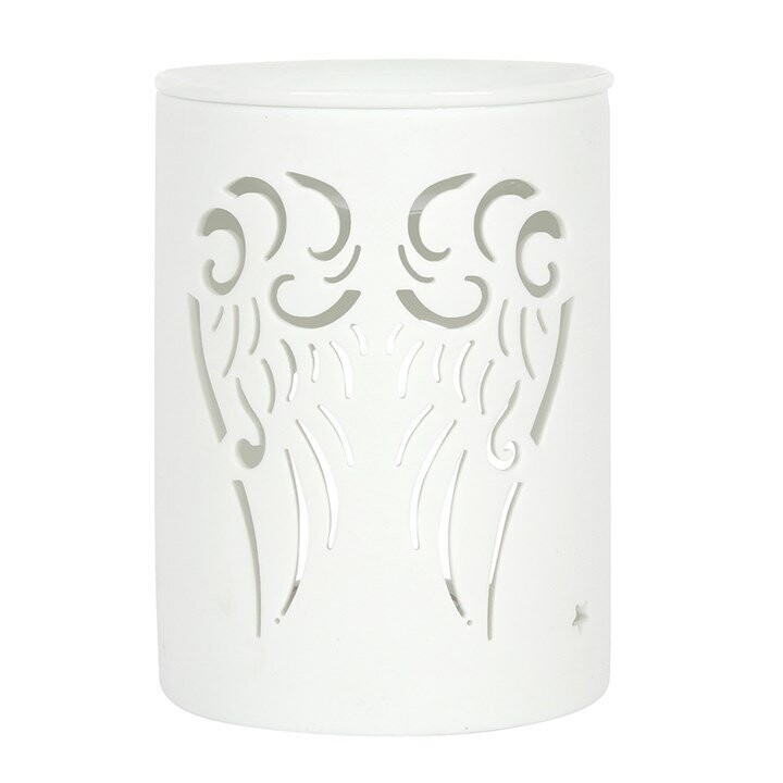 White Angel Wings Oil Burner