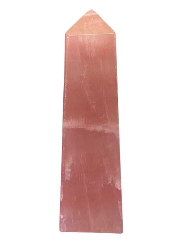 Rose Calcite Tower
