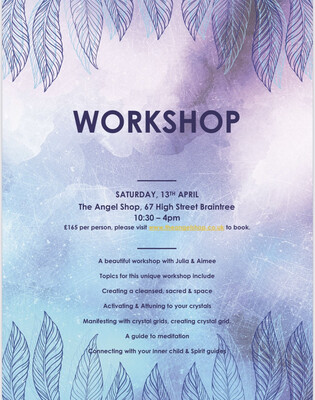 Workshop 25th May (postponed From 13th April Due To Easter Hols)