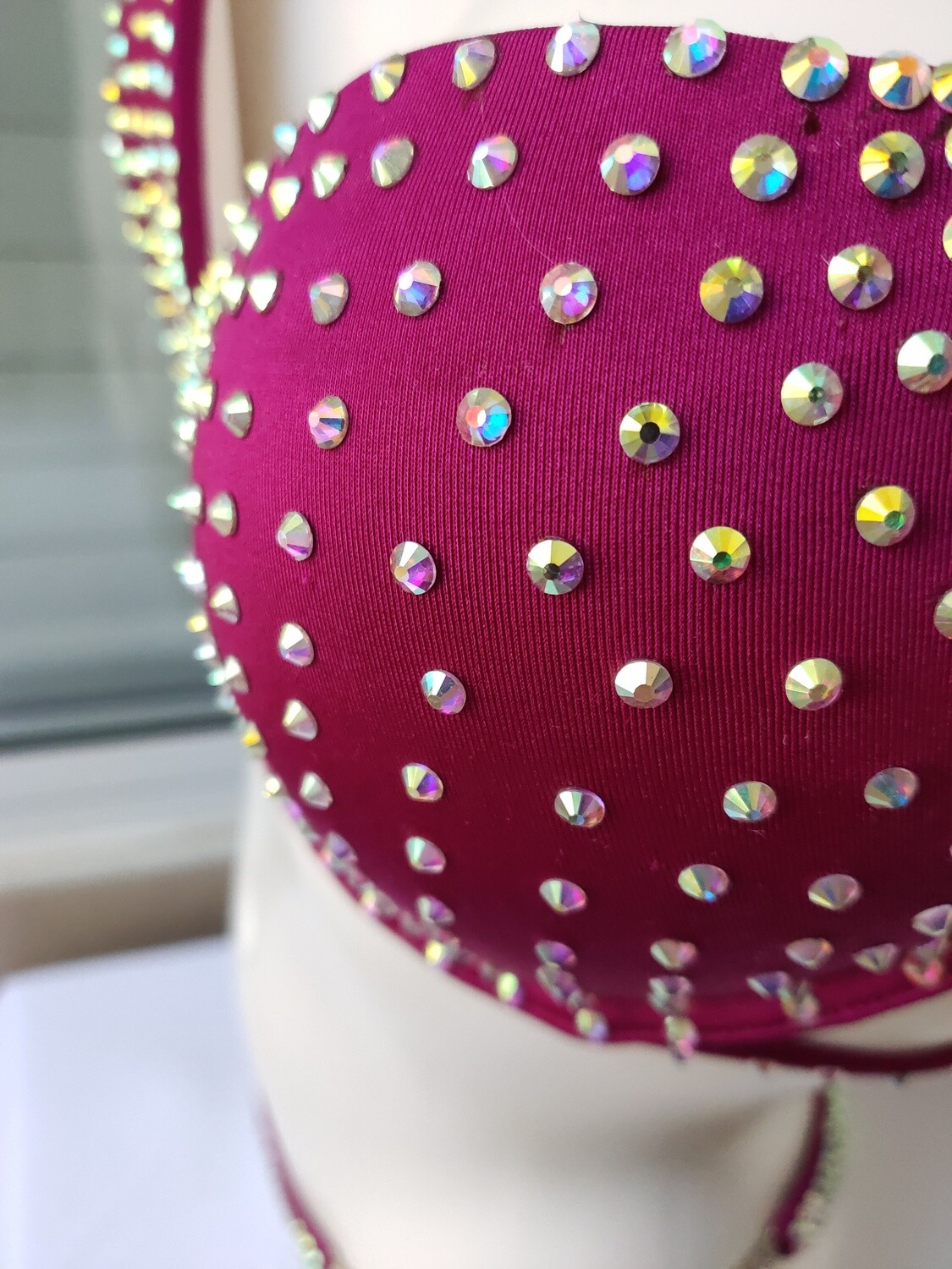 Shiny Drops Dark Fuchsia