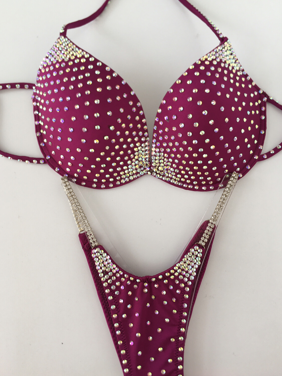 Shiny Drops Dark Fuchsia