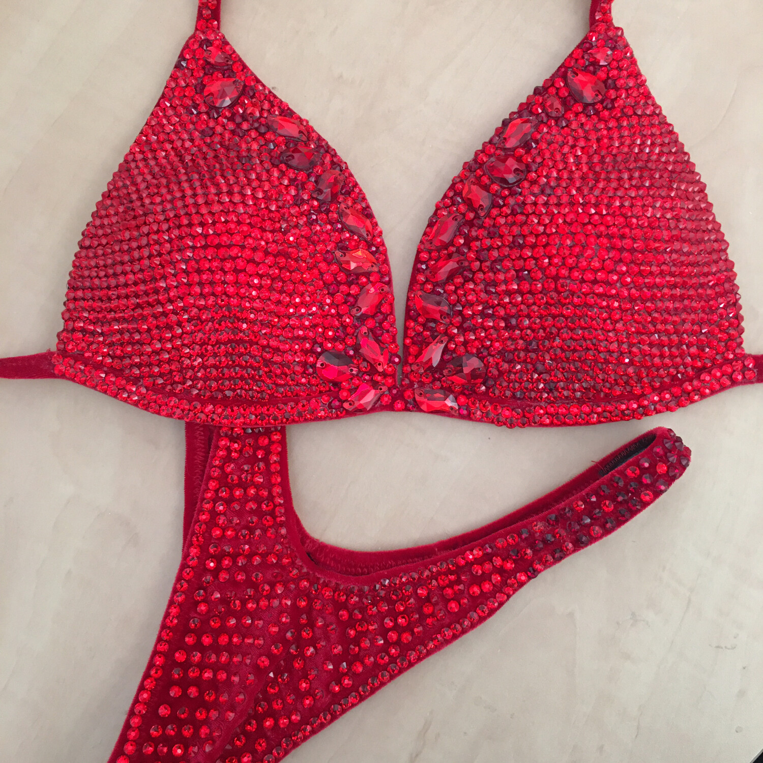 Classic Red With Big Stones