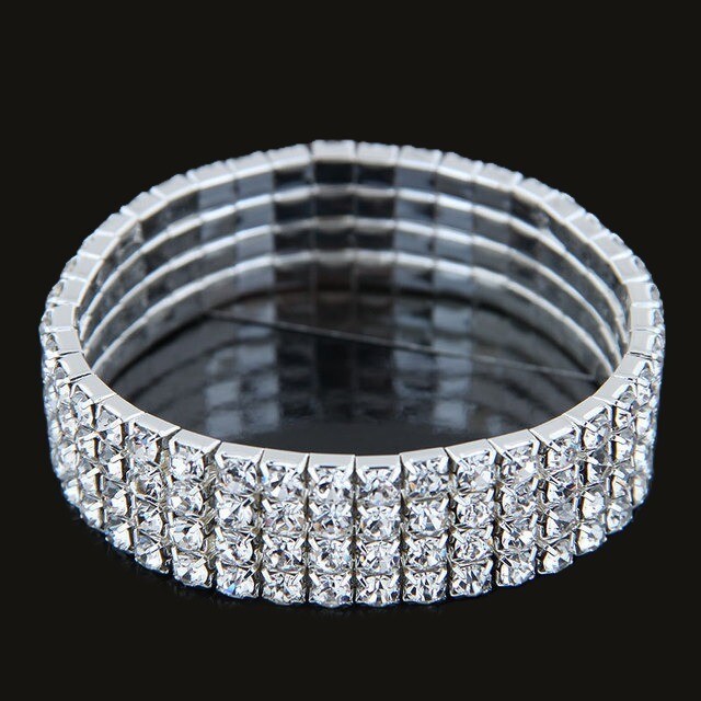 Bracelet Silver 4 rows
