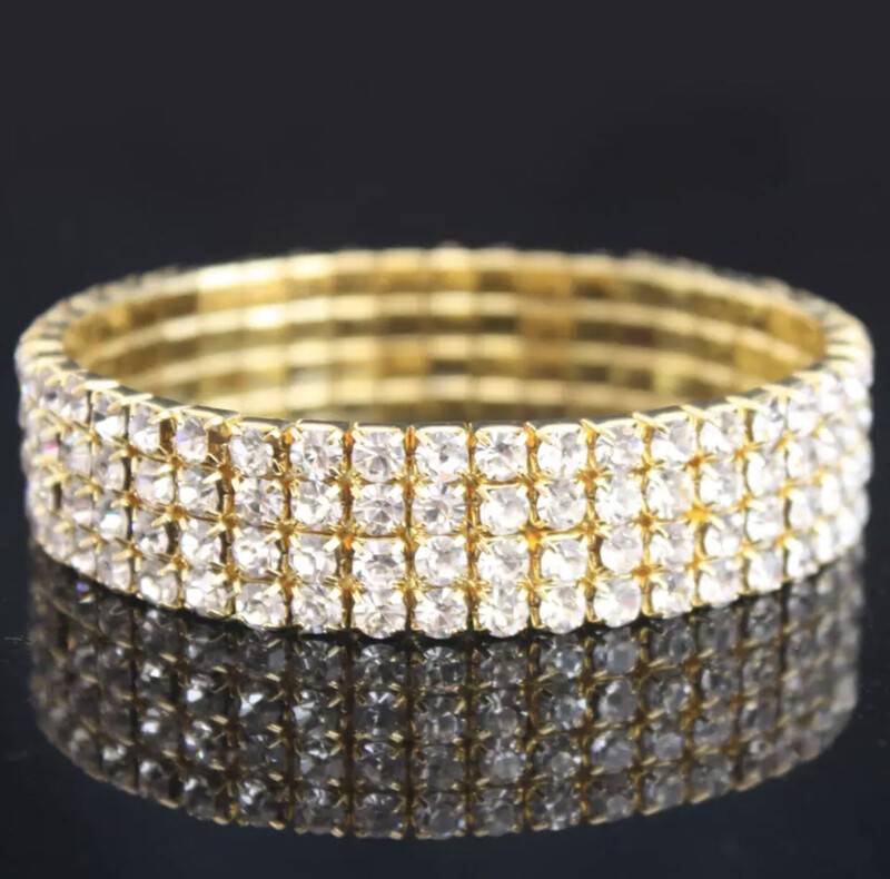 Bracelet Gold 4 rows