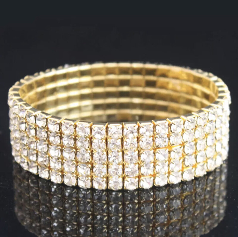 Bracelet Gold 5 rows
