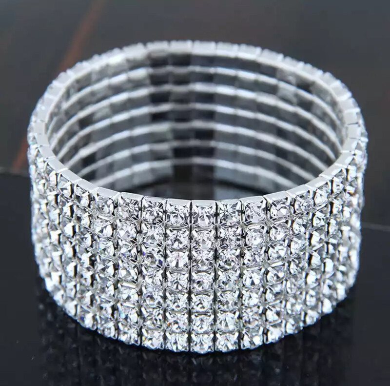 Bracelet Silver 7 rows
