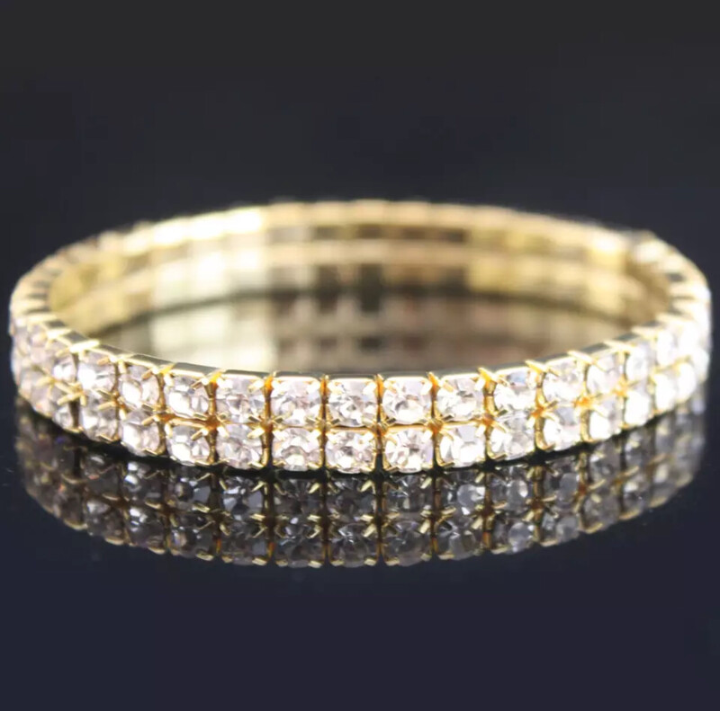 Bracelet Gold 2 rows
