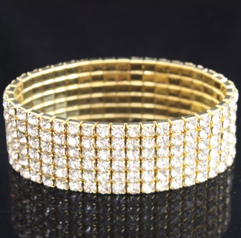 Bracelet Gold 6 rows