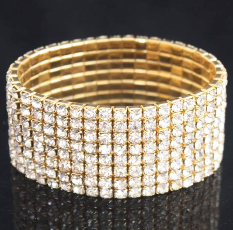 Bracelet Gold 8 rows